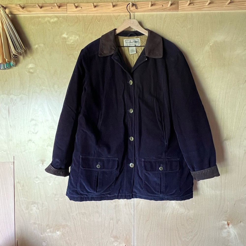 L.L. Bean Quilted Jacket with Tan Lining
